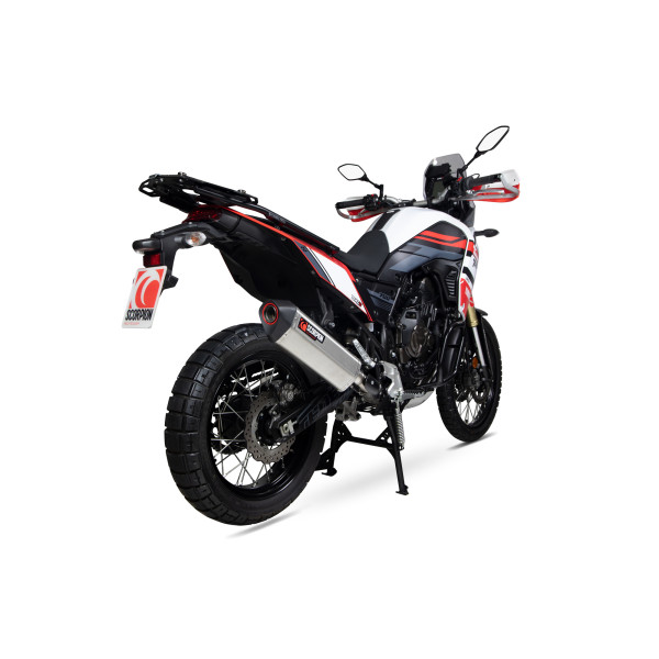 Scorpion Exhaust Yamaha Tenere 700 2019 - 2020 Serket Parallel Slip-on Stainless Steel Sleeve